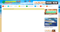 Desktop Screenshot of 4seasonspartycruise.com